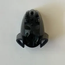 LEGO BIONICLE Mask Piece Kanohi Black Plastic Headgear Part (1 pc)