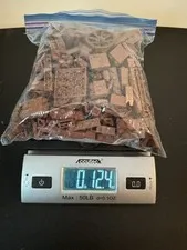 Lego Brown Various Parts & Pieces 12.3 oz Brown Color Sorted Bulk Lot