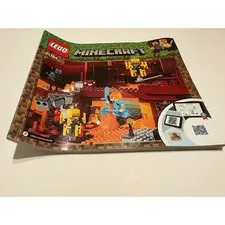 LEGO Minecraft The Nether Set 21154 Instruction Booklet Manuel Only