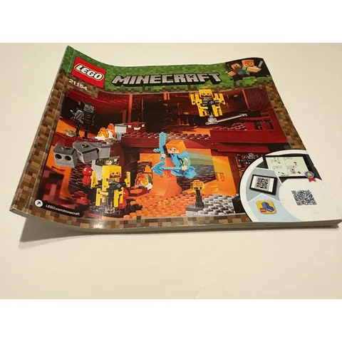 LEGO Minecraft The Nether Set 21154 Instruction Booklet Manuel Only