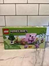 LEGO Minecraft The Baby Pig House Toy Figures and Playset - Building NEW