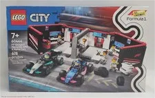 LEGO City F1 Garage & Mercedes-AMG & Alpine Cars 60444 SEE DETAILS