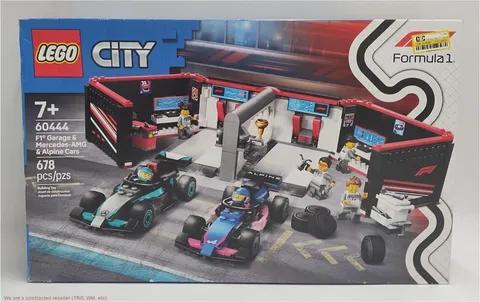 LEGO City F1 Garage & Mercedes-AMG & Alpine Cars 60444 SEE DETAILS