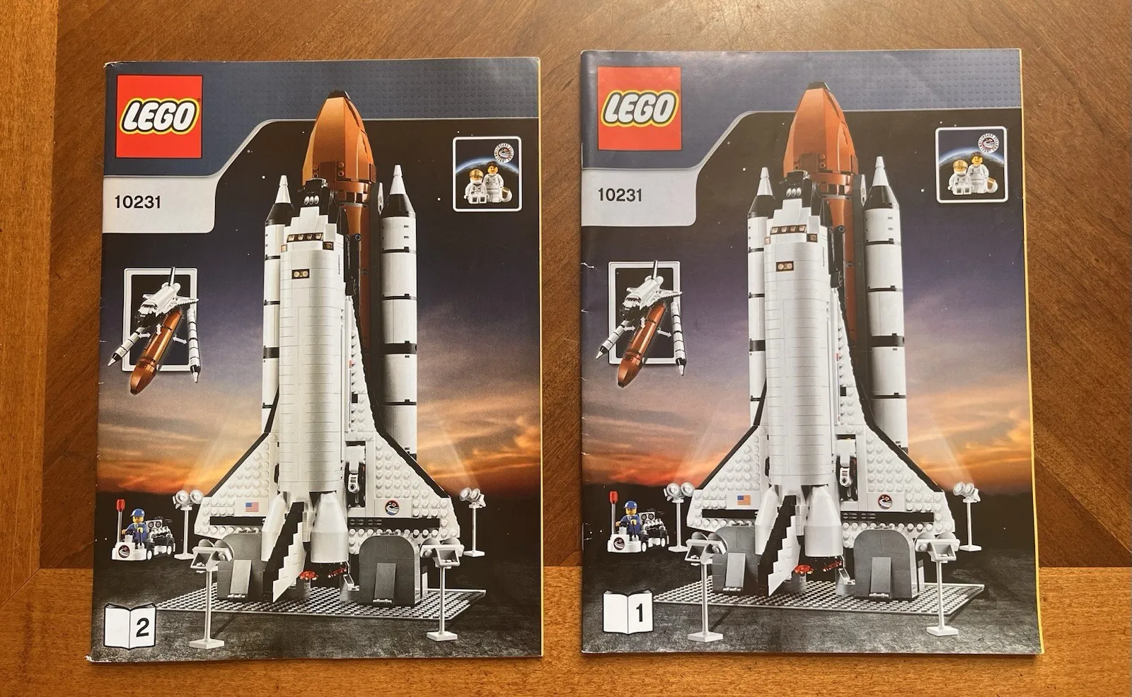 LEGO 10231 Shuttle Expedition Instruction Manuals Books 1 & 2 2011 Complete