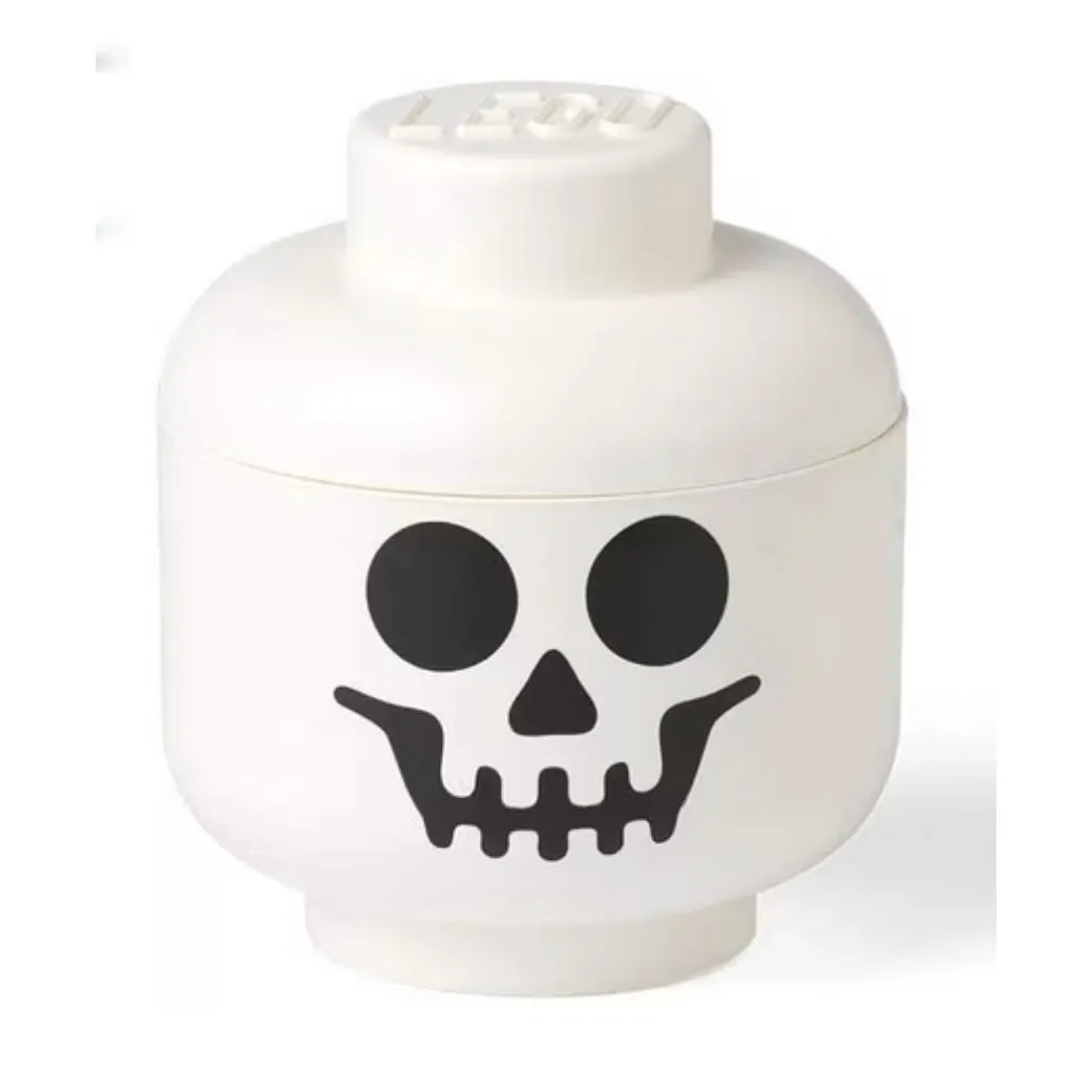 NIB Lego Halloween Skeleton Storage Head