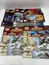 Lego Lot Of 12+ Marvel Super Heros Instruction Manuals ONLY