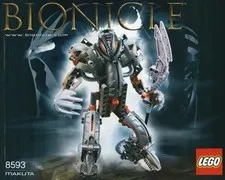 LEGO Bionicle 8593 Makuta Complete Set Retired Vintage Building Toy