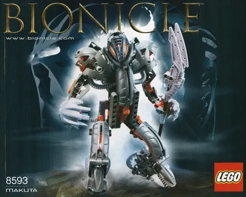 LEGO Bionicle 8593 Makuta Complete Set Retired Vintage Building Toy