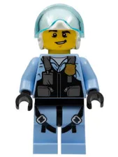 LEGO: Sky Police Jet Pilot (cty0953)
