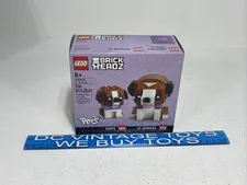 NEW LEGO Brickheadz 40543 St. Bernard RETIRED Pets Adult + Puppy NIB SEALED