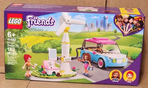 NEW - LEGO - FRIENDS - OLIVIA'S ELECTRIC CAR - 183 PCS - SET # 41443 - 6+