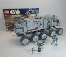 Lego Star Wars 8098 Clone Turbo Tank USED COMPLETE BUILD MISSING 4 FIGS