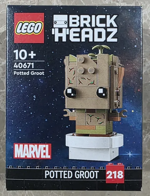 LEGO 40671 Groot – Brick Headz – New & Sealed – Box Wear – Marvel Sealed BNIB