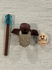 LEGO Radagast The Brown lor082 79014 Head Headgear Accessory Excellent Condition