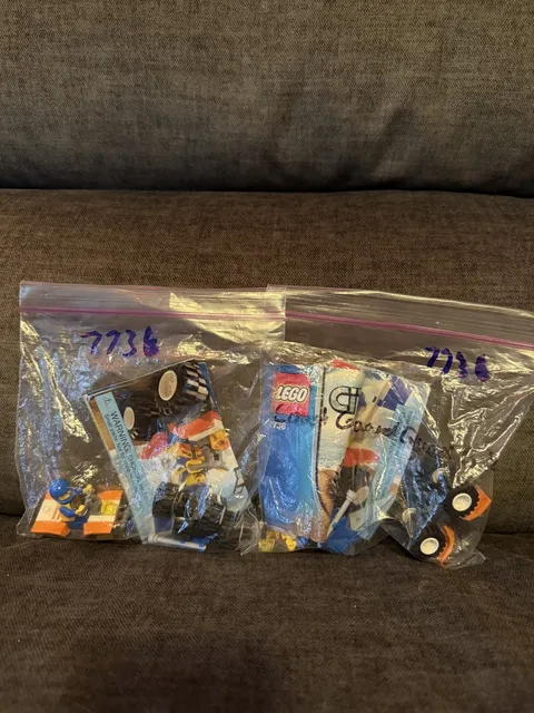 LEGO CITY: Coast Guard Quad Bike (7736), 99% Complete, Original Instructions