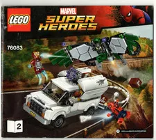 Lego ~  Instructions Manual Booklet Only ~ Super Heroes 76083