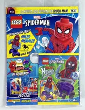 LEGO Italy Magazine Spider Man Issue 3 + Miles Morales minifigure - NEW