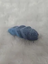 LEGO Bionicle Kraata Rubber Slug Piece Marbled Pearl Sand Blue Medium Blue 