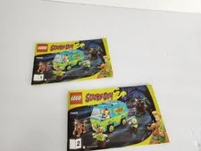 Lego Scooby-Doo Instruction Manual Only For Set 75902, 2 Manuals