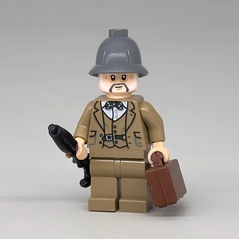 LEGO Indiana Jones Professor Henry Jones Sr. Minifigure iaj047 77012 - NEW