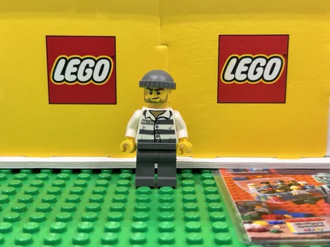 lego minifigure city Police Crook Bandit Prisoner Swamp Cty0522 (#12)