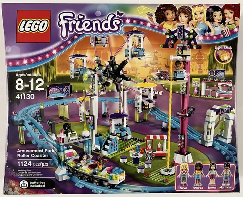 LEGO FRIENDS: Amusement Park Roller Coaster(41130) NISB (shelf ware) please read