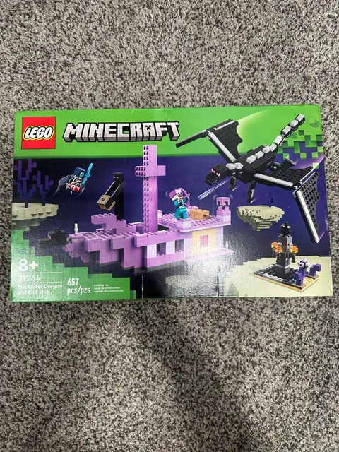 NEW in BOX LEGO Minecraft: The Ender Dragon and End Ship (21264) DAMAGED BOX