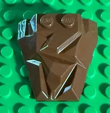 LEGO Wedge 4 x 4 Fractured Polygon Top Brown Ninjago Chima Lord of the Rings ++