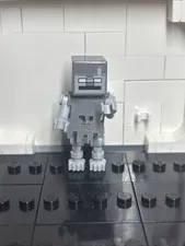 Lego Minecraft Skeleton Stray Minifigure min061 with Cape 21142