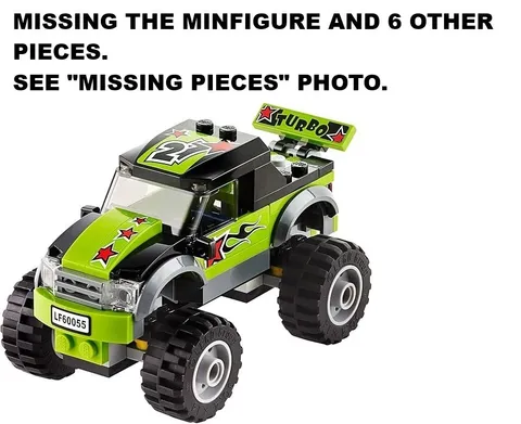 LEGO 60055 Monster Truck Off-Road Turbo Racing NEAR MINT