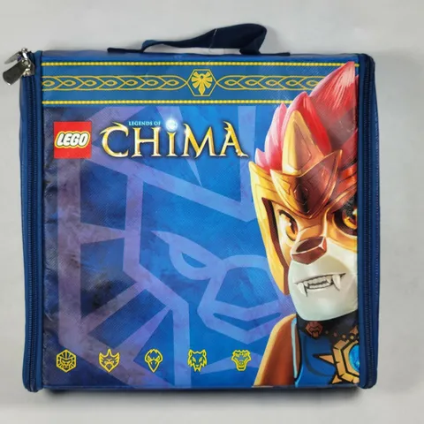 LEGO Chima Battle Carry Case Storage Tote & Colorful Play Mat w/ Carrying Handle
