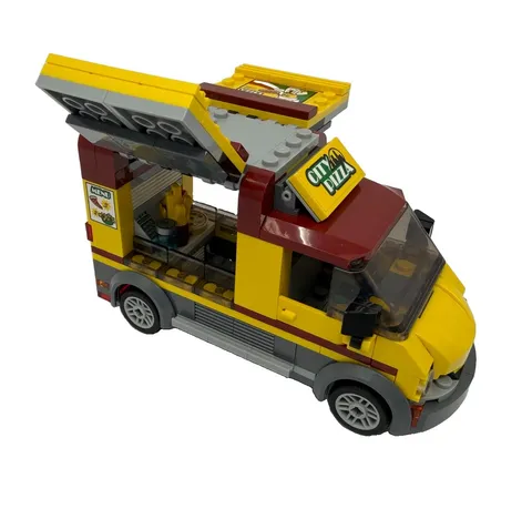 LEGO City 60150 Pizza Van Set Incomplete