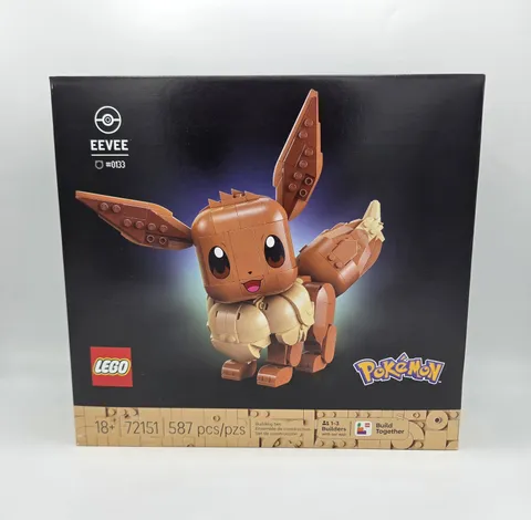 LEGO Pokémon Eevee Building Set 72151 Brand New Factory Sealed 