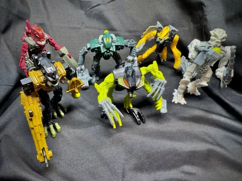 LEGO Bionicle McDonald's Happy Meal 2006-2008 Army Builder 6 Figures MIXED LOT