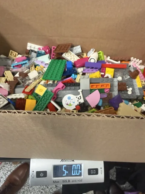 LEGO 5 Pounds lbs Random Parts Pieces  Blocks Bulk Lot