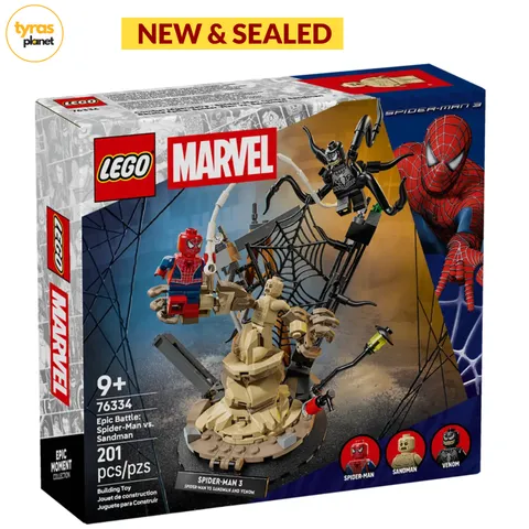 Lego Marvel 76334 Epic Battle Spider-Man vs. Sandman NEW SEALED