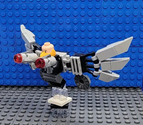 LEGO® NEW Spider-Man Villain Vulture Minifigure MOC Brick Built Wings Blasters