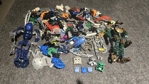 Lego Bionicle & Hero Factory Lot 1 Lbs 10.8 Ounces Random Pieces & Parts