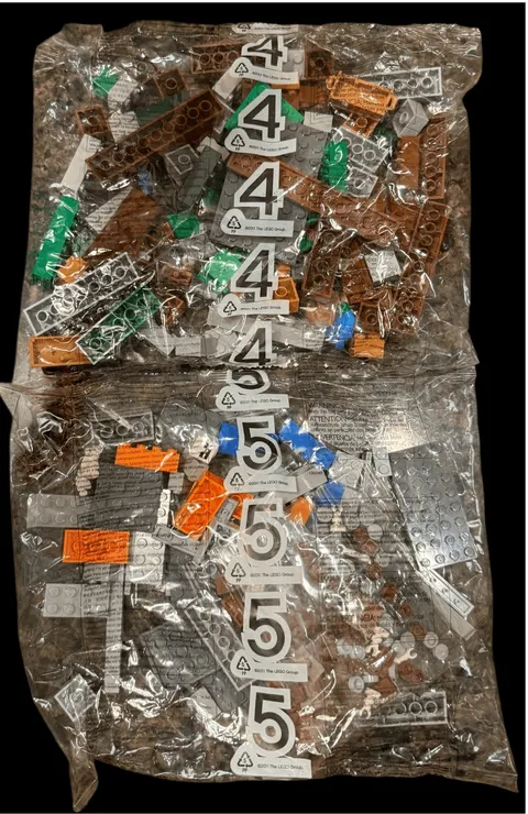 LEGO 2 Sealed Unopened Bags of LEGO Building Pieces
