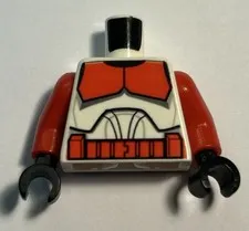 Lego Star Wars Clone Shock Trooper Torso - USED From sw0531 & Set 75046