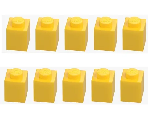 LEGO ® 10x brick 1x1 bright yellow 3005 300524 yellow building block spare part brick New