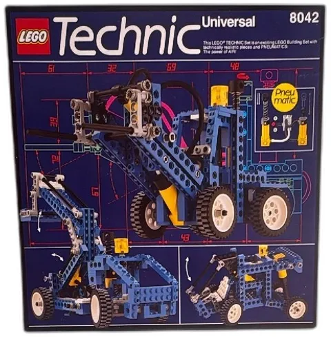 LEGO Technic Universal Pneumatic Set 8042 New Sealed 1993 Vintage Box