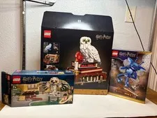 Lot of 3 Empty LEGO Harry Potter Boxes & Instruction Manuals 76425 76461 764xx