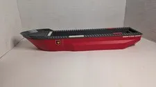 LEGO City Fire Boat Hull Large Red Black Replacement Base Ship Parts Incomplete