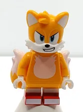 Lego Minifigure Sonic Tales Miles Prower , Angry, son028