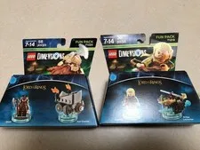 LEGO Dimensions: Lord of The Rings - Legolas  (71219) + Gimli (71220) Fun Packs