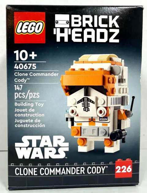 LEGO 40675 Star Wars BrickHeadz Clone Commander Cody New Sealed Retired NISB