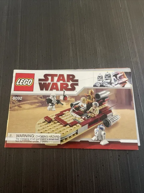 Lego Star Wars LUKE'S LANDSPEEDER 8092 *INSTRUCTIONS ONLY*