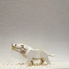 LEGO The Hobbit & LOTR - Warg with Dark Red Nose (wargpb02c01) - READ