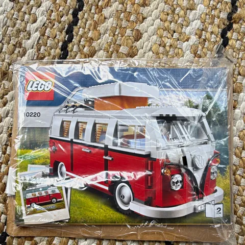 LEGO 10220 Volkswagen T1 Camper Van New sealed inner bags w/ Instructions NO BOX
